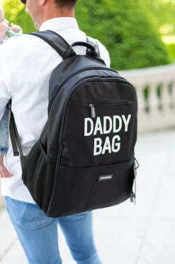 Childhome Daddy Bag|Daddy Bag-Daddy Bag Sac A Dos À Langer - Noir