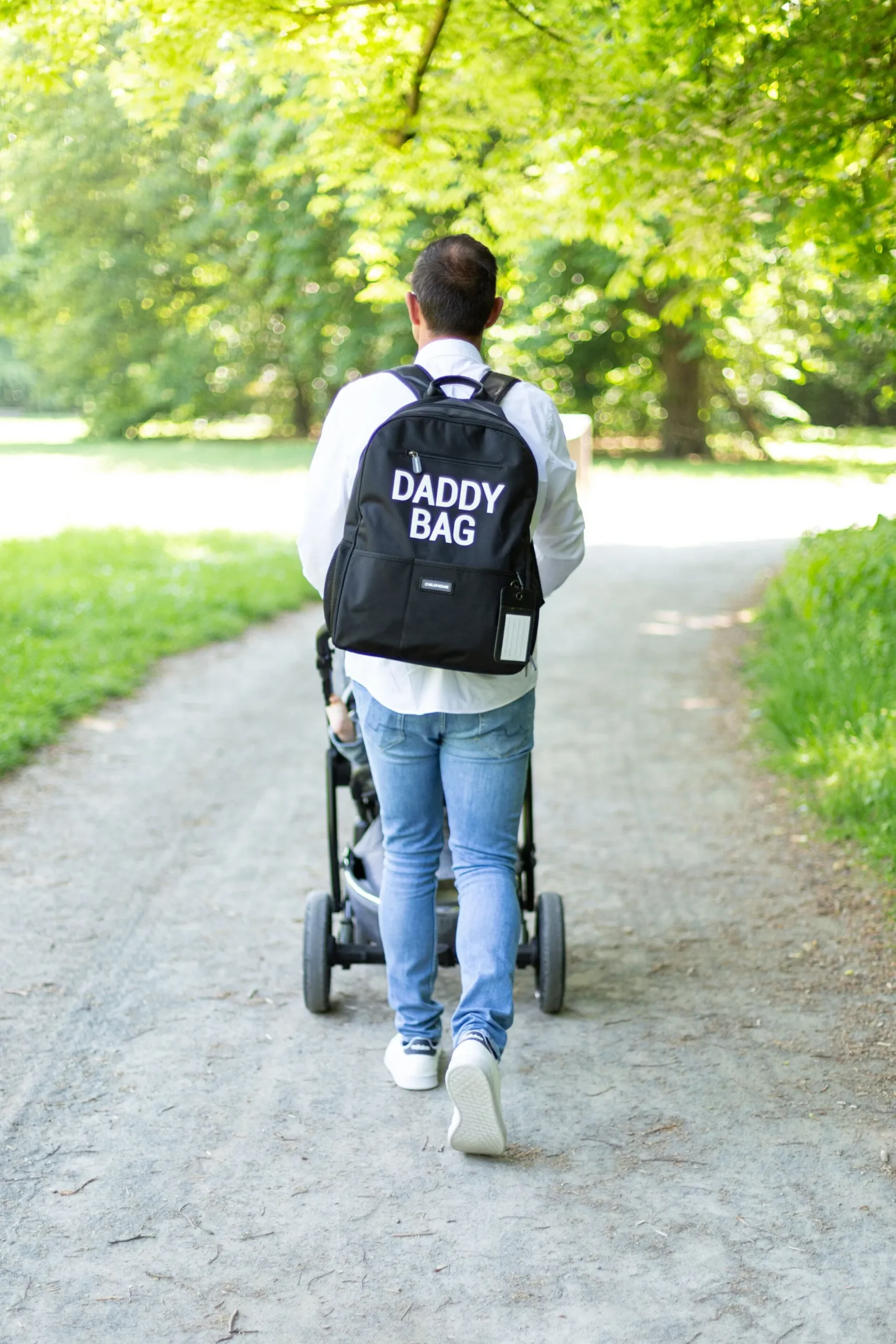 Childhome Daddy Bag|Daddy Bag-Daddy Bag Sac A Dos À Langer - Noir