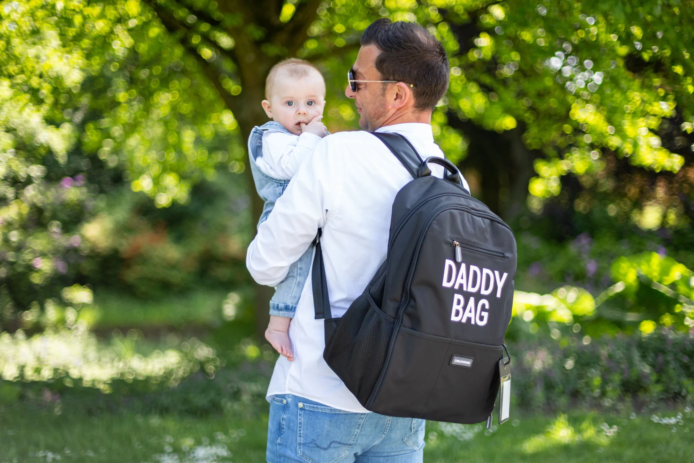Childhome Daddy Bag|Daddy Bag-Daddy Bag Sac A Dos À Langer - Noir