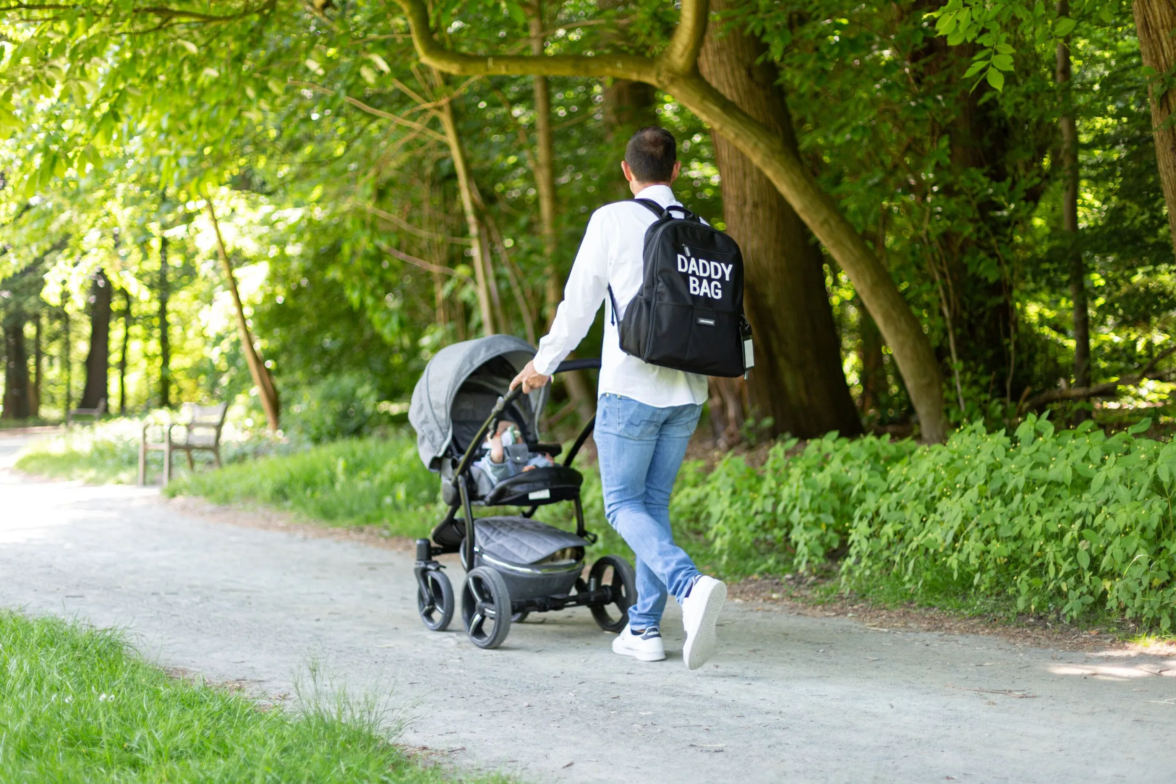 Childhome Daddy Bag|Daddy Bag-Daddy Bag Sac A Dos À Langer - Noir