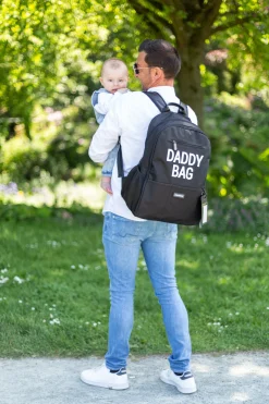 Childhome Daddy Bag|Daddy Bag-Daddy Bag Sac A Dos À Langer - Noir