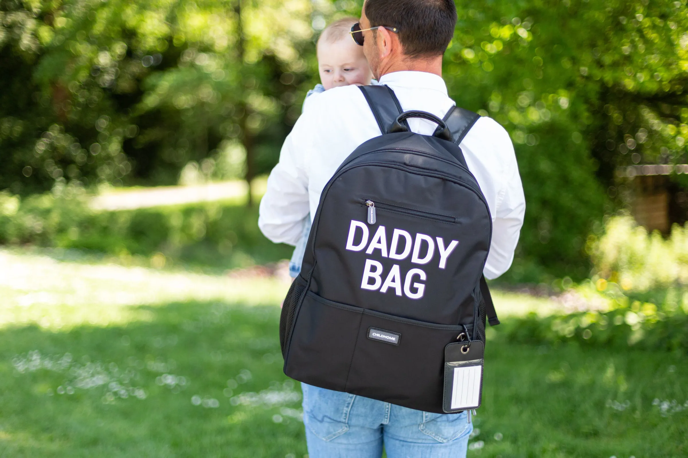 Childhome Daddy Bag|Daddy Bag-Daddy Bag Sac A Dos À Langer - Noir
