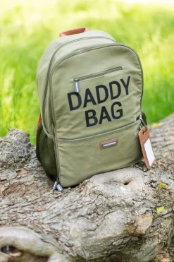 Childhome Daddy Bag|Daddy Bag-Daddy Bag Sac A Dos À Langer - Toile - Kaki