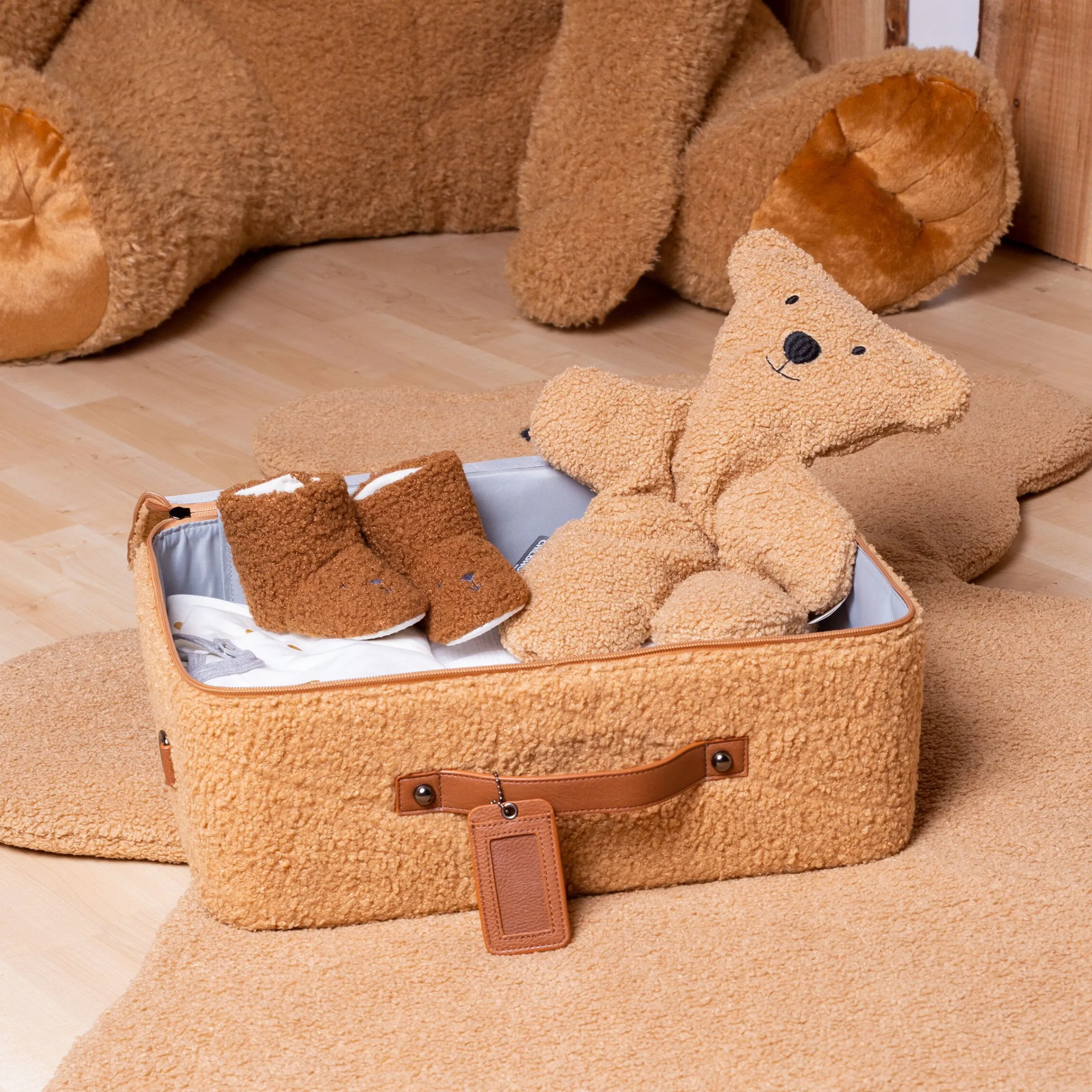 Childhome Petits Jouets & Animaux Peluche-Doudou Teddy marron