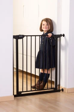Childhome Portes De Sécurité-Eltra Barriere De Porte Pressure - 75-81 Cm - Métal - Noir