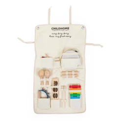 Childhome Jouets-Ensemble de 8 instruments de musique + organisateur