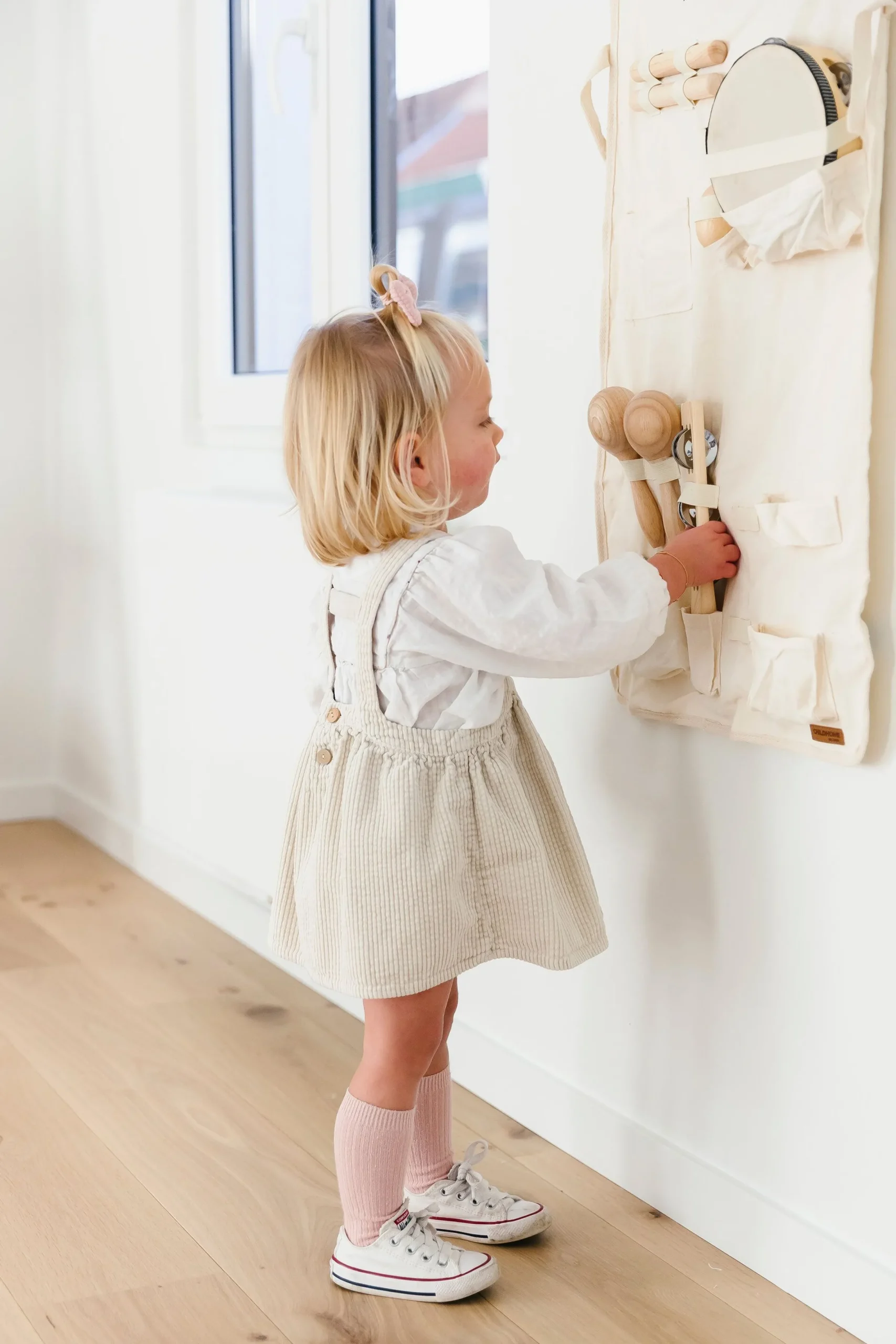 Childhome Jouets-Ensemble de 8 instruments de musique + organisateur