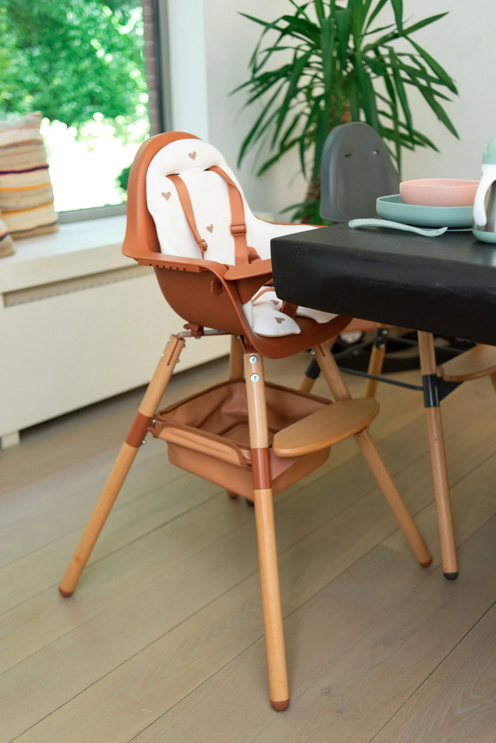 Childhome Evolu-Evolu 2 Chaise Haute - Réglable En Hauteur (50-75 Cm/*90 Cm)