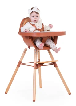 Childhome Evolu-Evolu 2 Chaise Haute - Réglable En Hauteur (50-75 Cm/*90 Cm)
