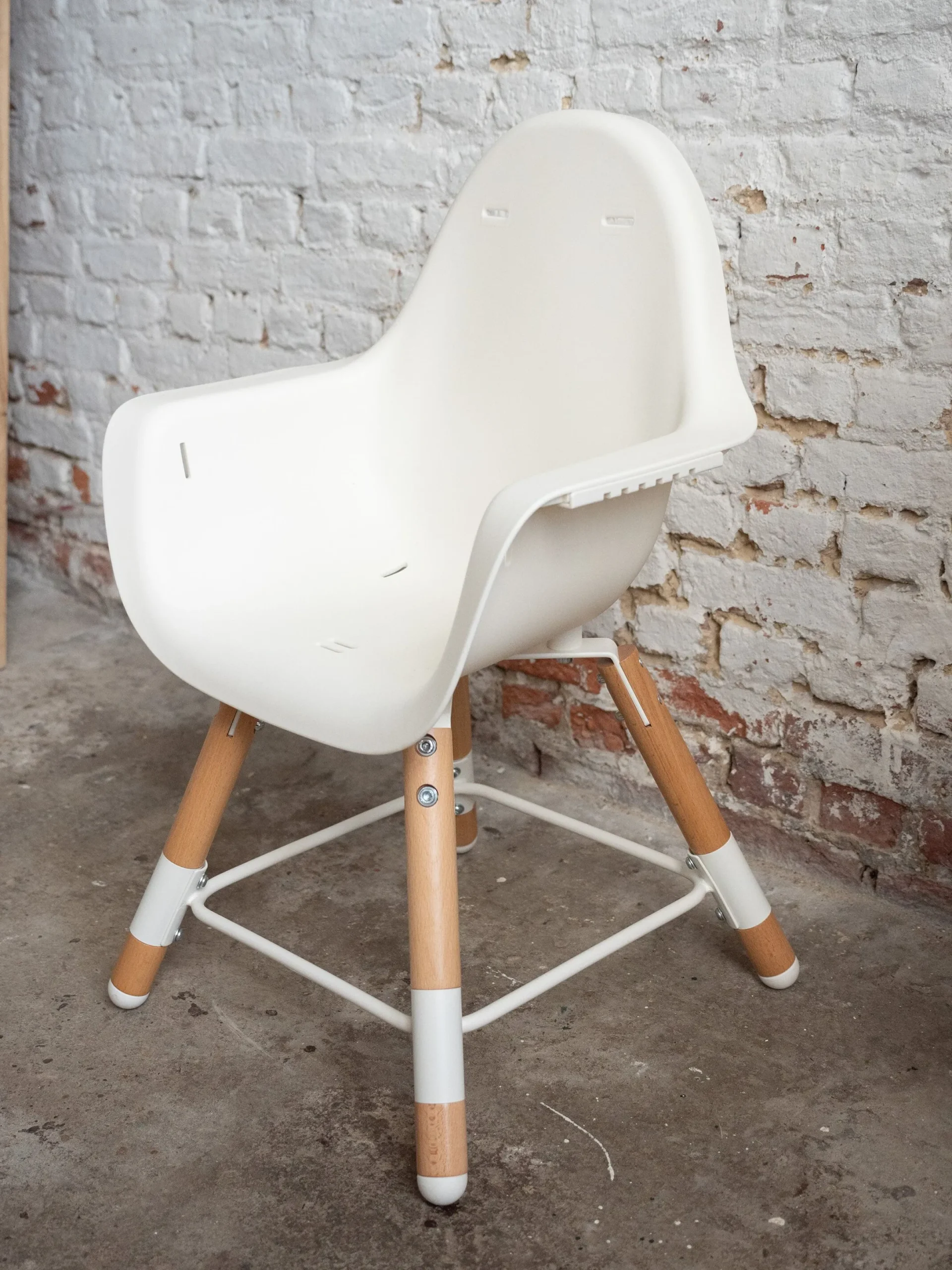 Childhome Evolu-Evolu Chaise Haute - Réglable En Hauteur (50-75 Cm/*90 Cm) -