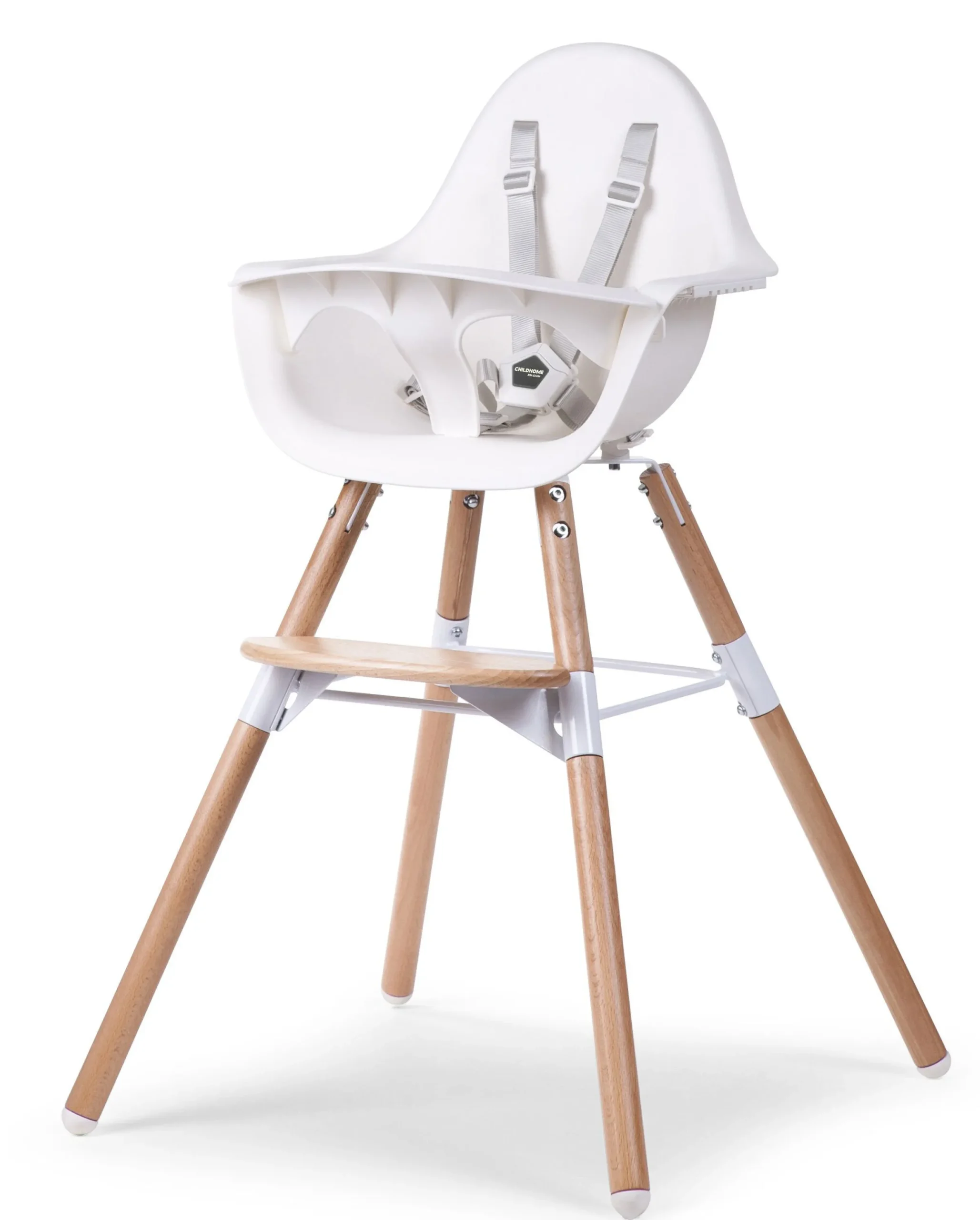 Childhome Evolu-Evolu Chaise Haute - Réglable En Hauteur (50-75 Cm/*90 Cm) -