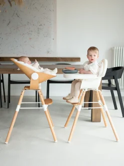 Childhome Evolu-Evolu Chaise Haute - Réglable En Hauteur (50-75 Cm/*90 Cm) -