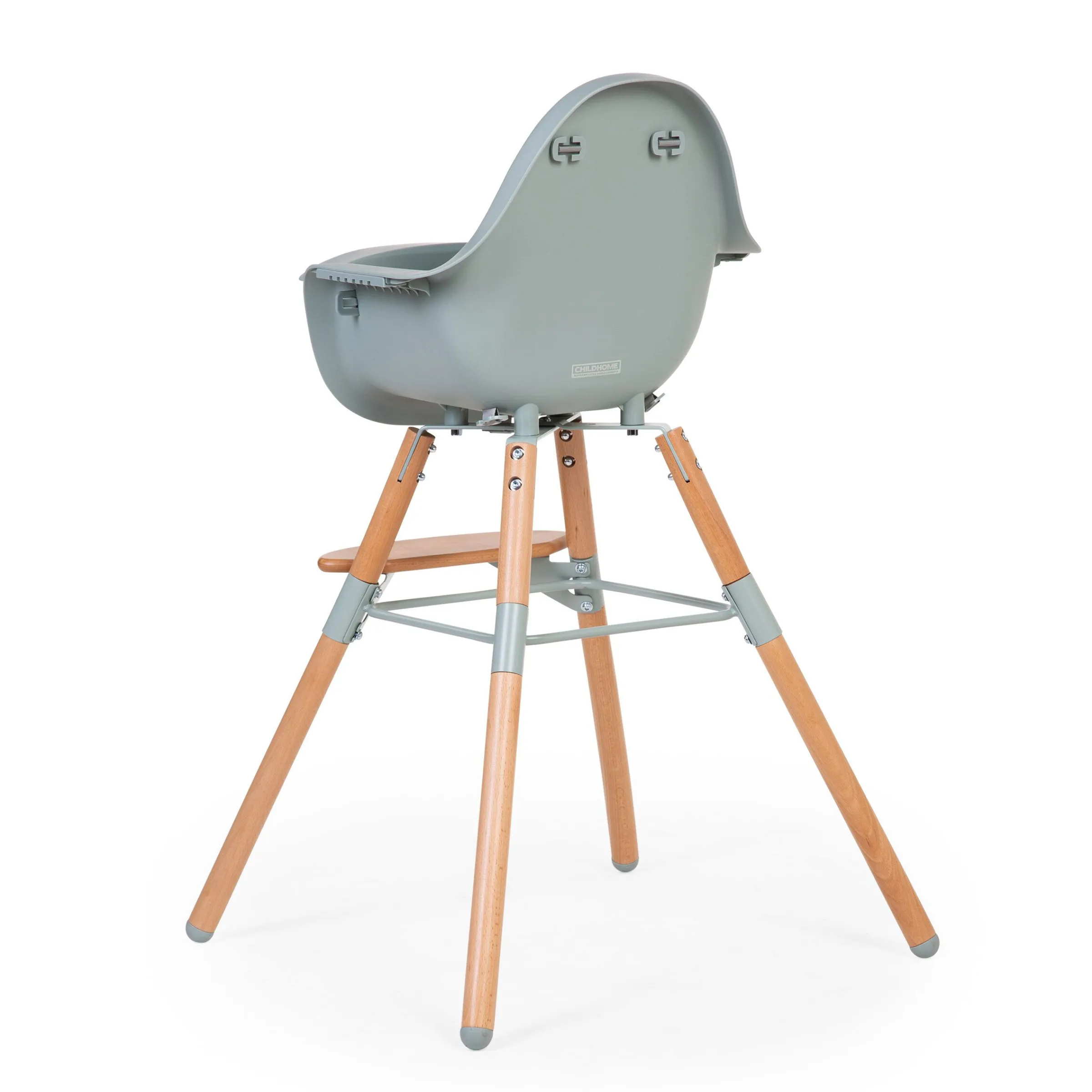 Childhome Evolu-Evolu Chaise Haute - Réglable En Hauteur (50-75 Cm/*90 Cm) -