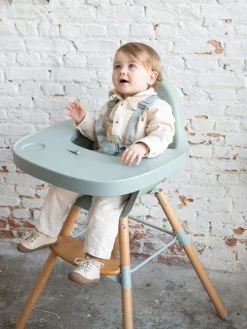 Childhome Evolu-Evolu Chaise Haute - Réglable En Hauteur (50-75 Cm/*90 Cm) -
