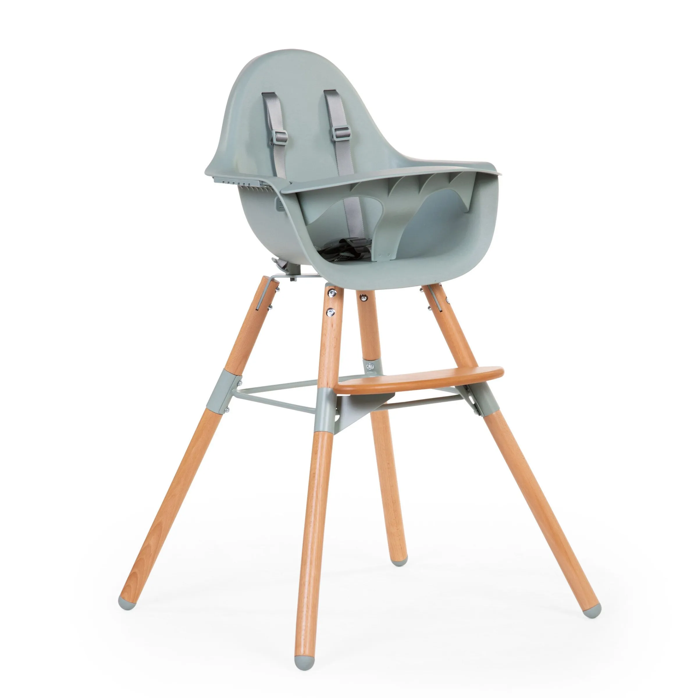 Childhome Evolu-Evolu Chaise Haute - Réglable En Hauteur (50-75 Cm/*90 Cm) -