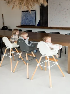 Childhome Evolu-Evolu Chaise Haute - Réglable En Hauteur (50-75 Cm/*90 Cm) -