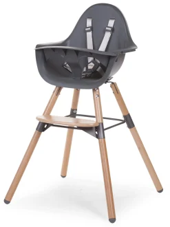Childhome Evolu-Evolu Chaise Haute - Réglable En Hauteur (50-75 Cm/*90 Cm) -
