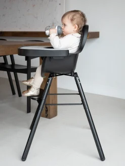 Childhome Evolu-Evolu Chaise Haute - Réglable En Hauteur (50-75 Cm/*90 Cm) -
