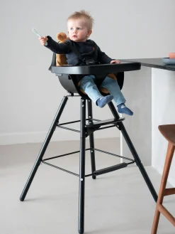 Childhome Evolu-Evolu Chaise Haute - Réglable En Hauteur (50-75 Cm/*90 Cm) -