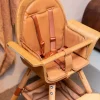Childhome Coussins Pour Chaise Haute|Evolu Accessoires-Evolu Coussin - Cuir - Nude