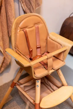 Childhome Coussins Pour Chaise Haute|Evolu Accessoires-Evolu Coussin - Cuir - Nude