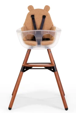 Childhome Evolu Accessoires|Evolu-Evolu Coussin Pour Chaise Haute - Polyester - Teddy Brun