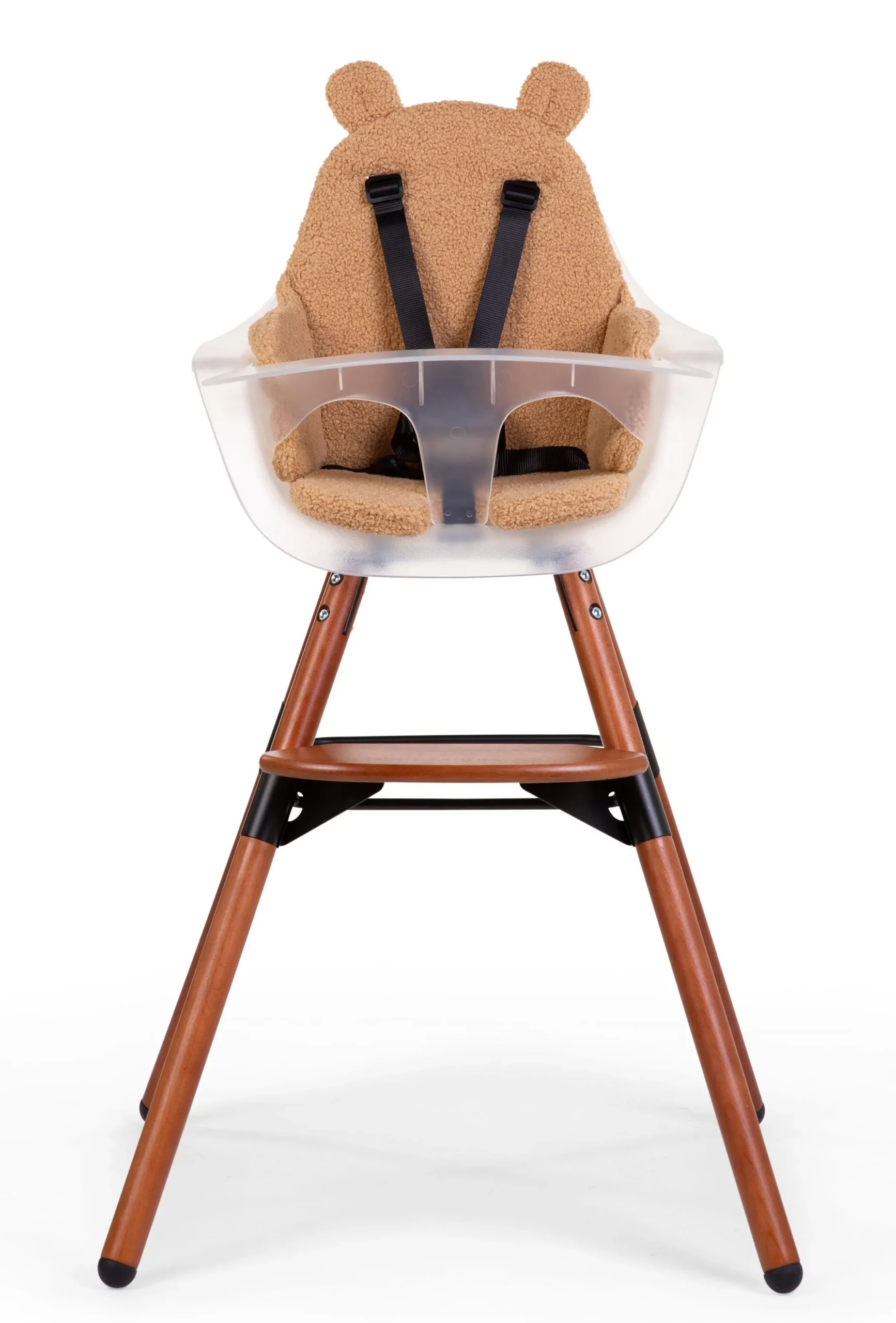 Childhome Evolu Accessoires|Evolu-Evolu Coussin Pour Chaise Haute - Polyester - Teddy Brun