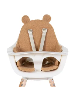 Childhome Evolu Accessoires|Evolu-Evolu Coussin Pour Chaise Haute - Polyester - Teddy Brun