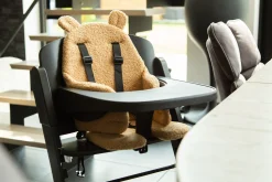 Childhome Evolu Accessoires|Evolu-Evolu Coussin Pour Chaise Haute - Polyester - Teddy Brun