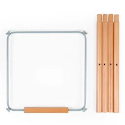 Childhome Evolu Accessoires|Evolu-Evolu Extra Set De Pieds Longues + Repose Pieds - Bois - Men