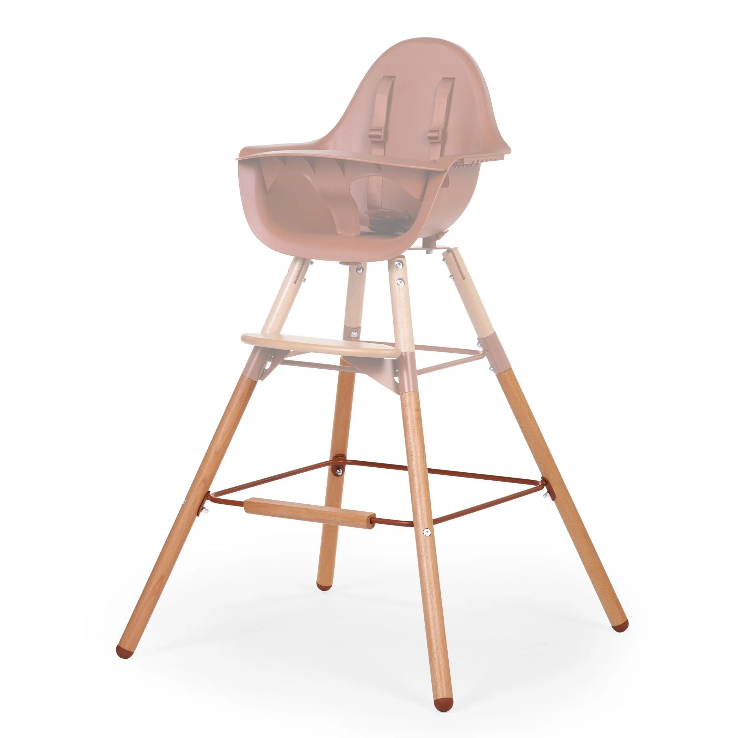 Childhome Evowood|Evolu Accessoires-Evolu Extra Set De Pieds Longues + Repose Pieds - Bois - Rou
