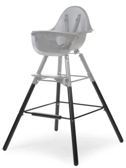 Childhome Evolu Accessoires|Evolu-Evolu Extra Set De Pieds Longues + Repose Pieds - Bois - Noi
