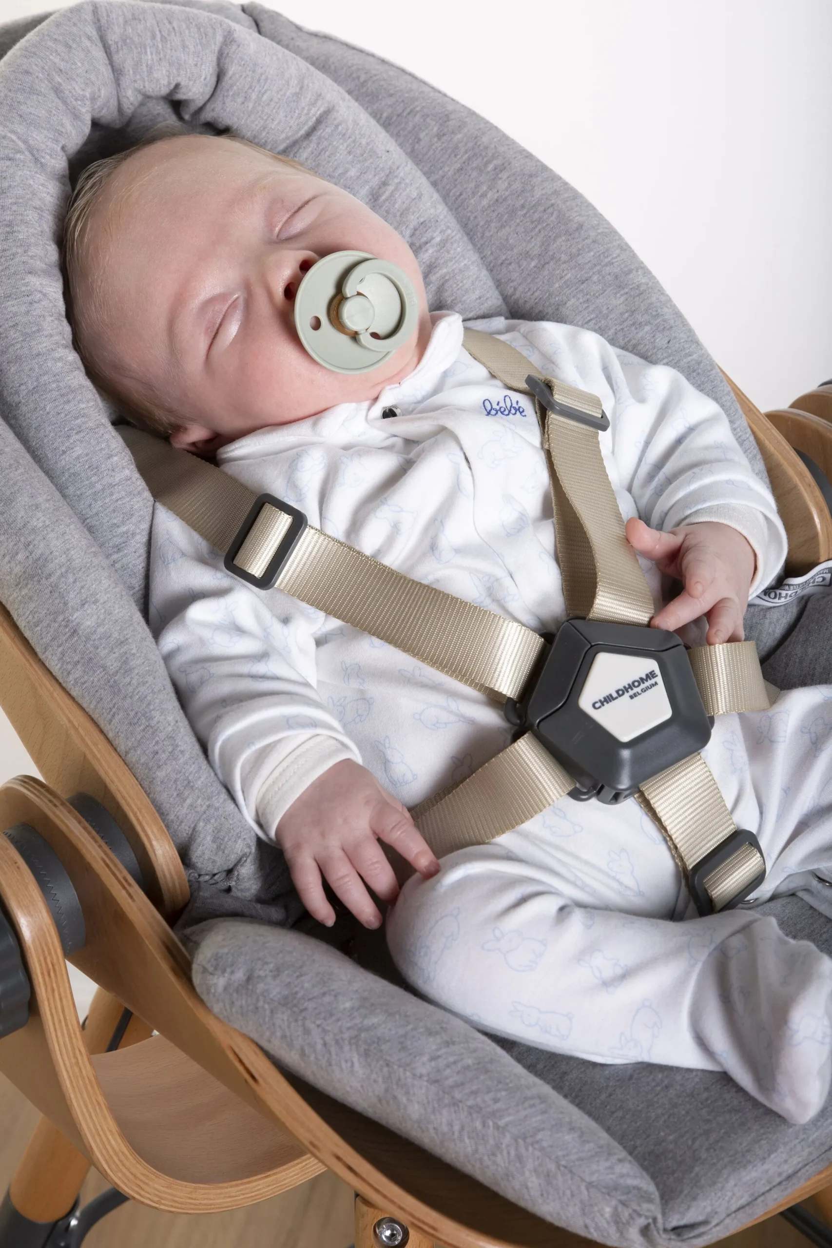 Childhome Evolu Newborn Seat|Evolu-Evolu Newborn Coussin Reducteur - Jersey - Gris