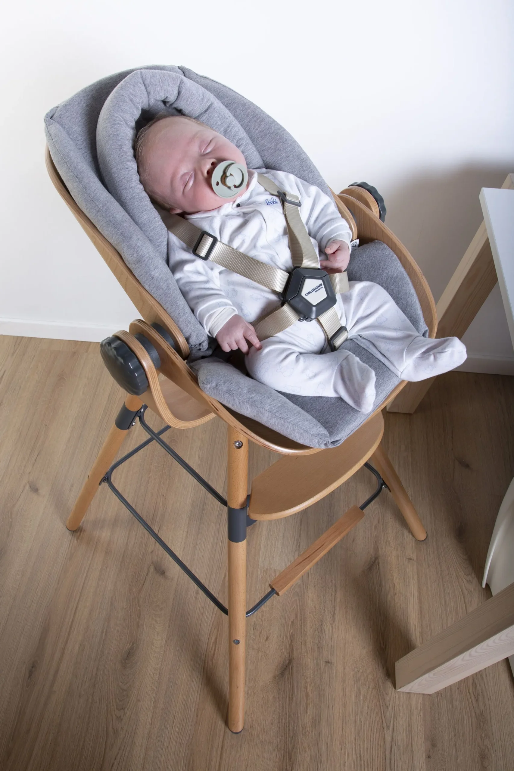 Childhome Evolu Newborn Seat|Evolu-Evolu Newborn Coussin Reducteur - Jersey - Gris