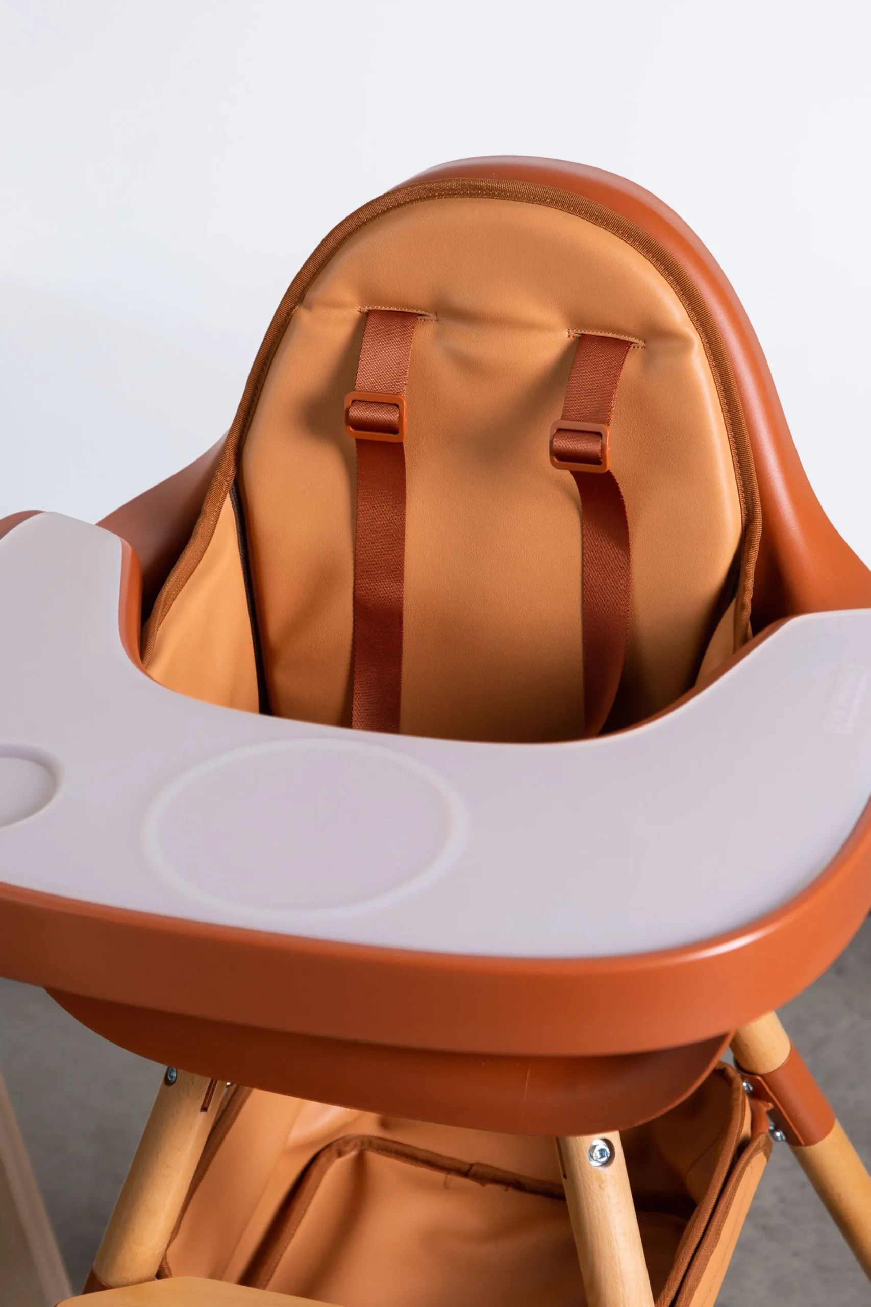 Childhome Evolu Accessoires|Evolu-Evolu Tablette De Chaise - Abs - Rouille + Napperon En Silic