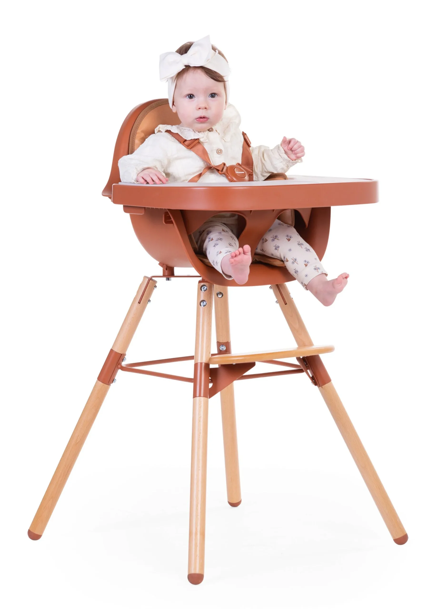 Childhome Evolu Accessoires|Evolu-Evolu Tablette De Chaise - Abs - Rouille + Napperon En Silic