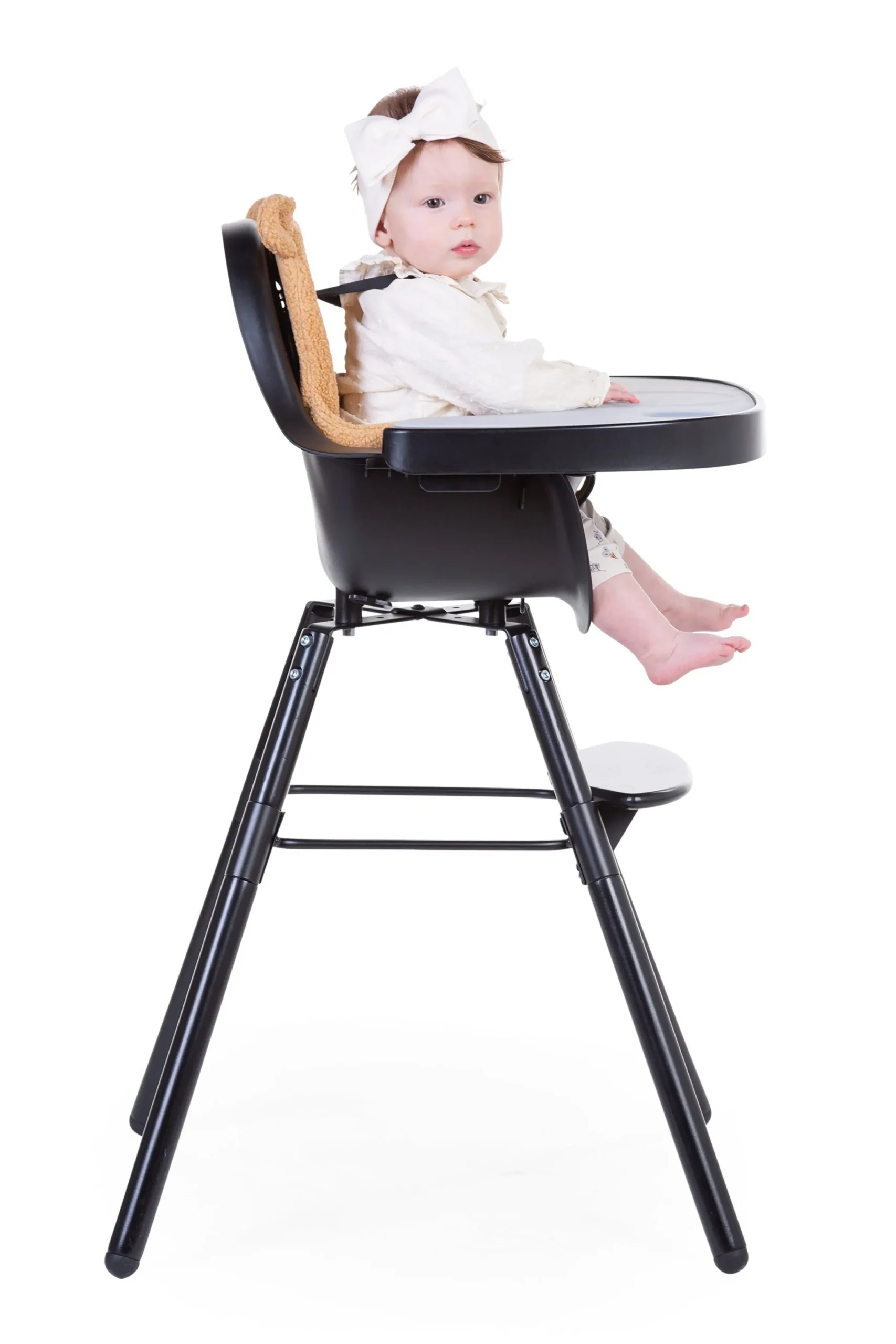 Childhome Evolu Accessoires|Evolu-Evolu Tablette De Chaise - Abs - Noir + Napperon En Silicone