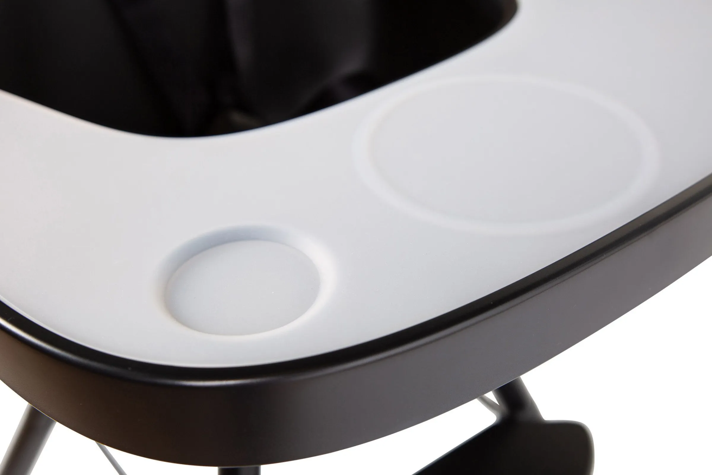 Childhome Evolu Accessoires|Evolu-Evolu Tablette De Chaise - Abs - Noir + Napperon En Silicone