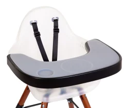 Childhome Evolu Accessoires|Evolu-Evolu Tablette De Chaise - Abs - Noir + Napperon En Silicone
