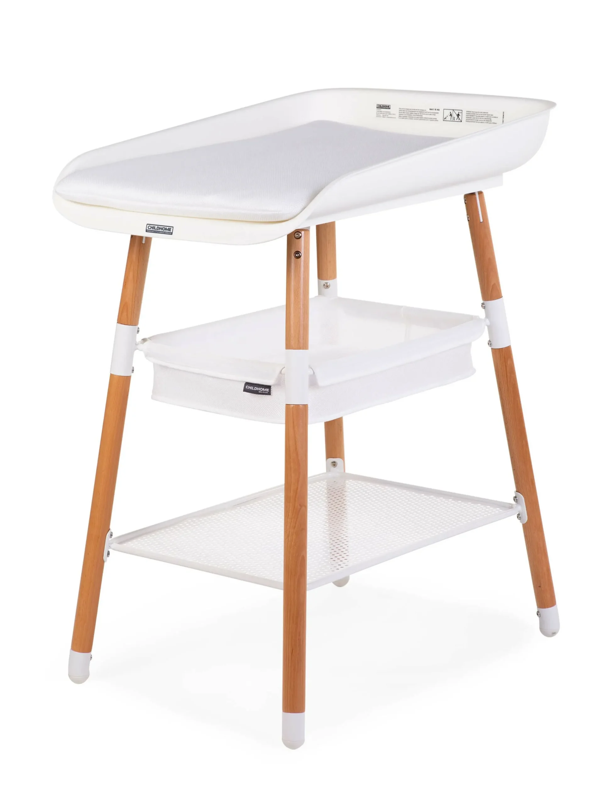 Childhome Tables À Langer-Evolux Table A Langer - Naturel Blanc