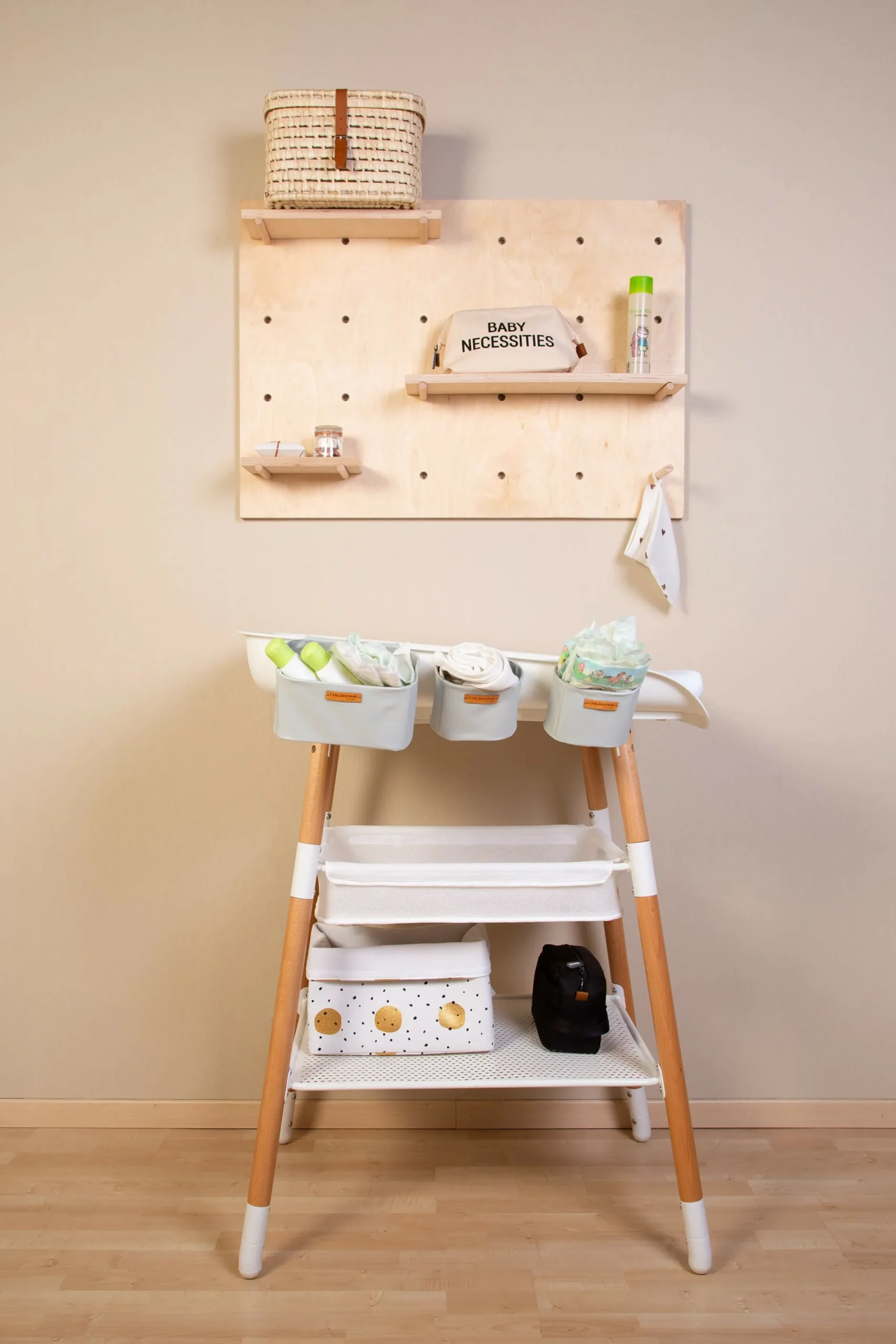 Childhome Tables À Langer-Evolux Table A Langer - Naturel Blanc