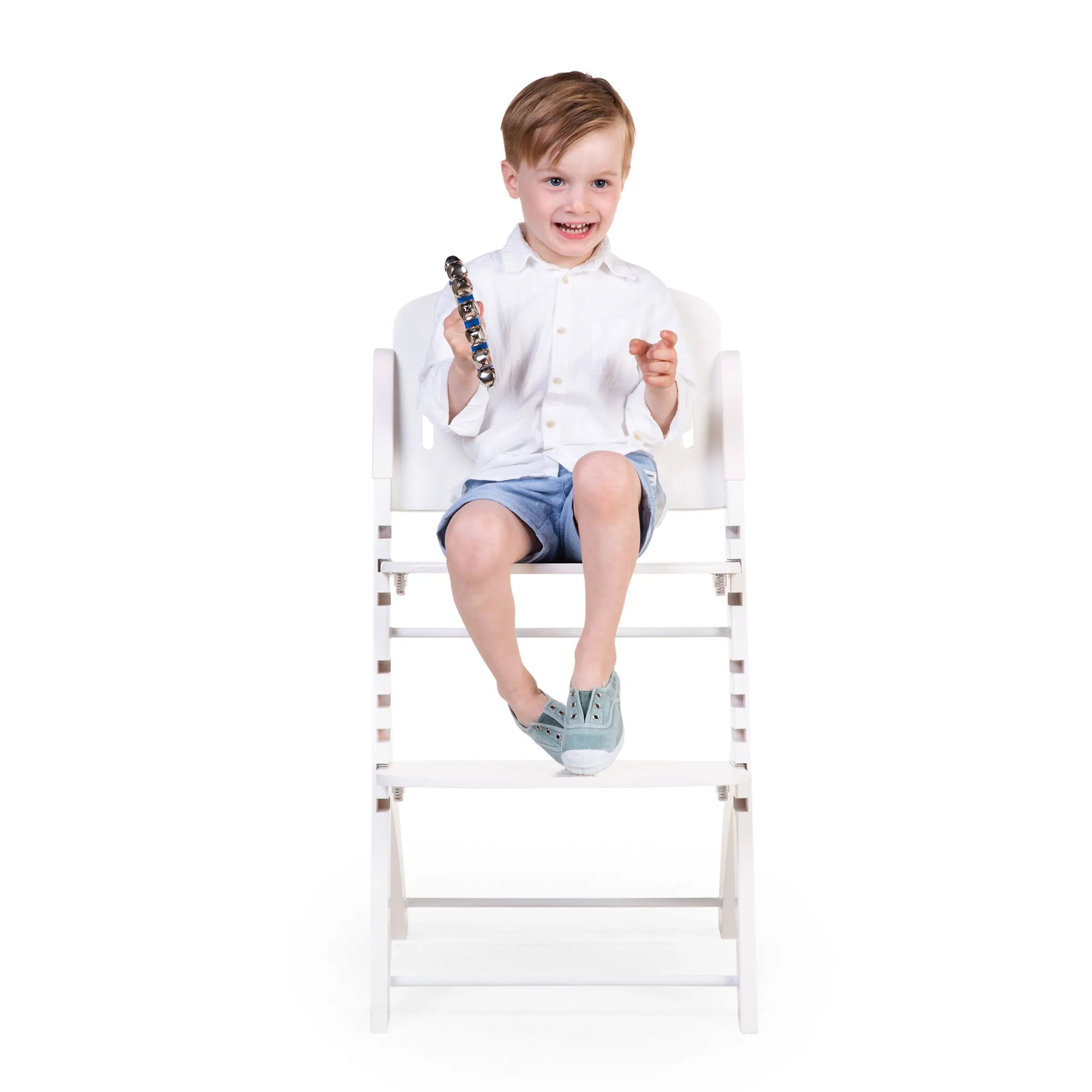 Childhome Evosit-EVOSIT Chaise Evolutive + Tablette - Blanc