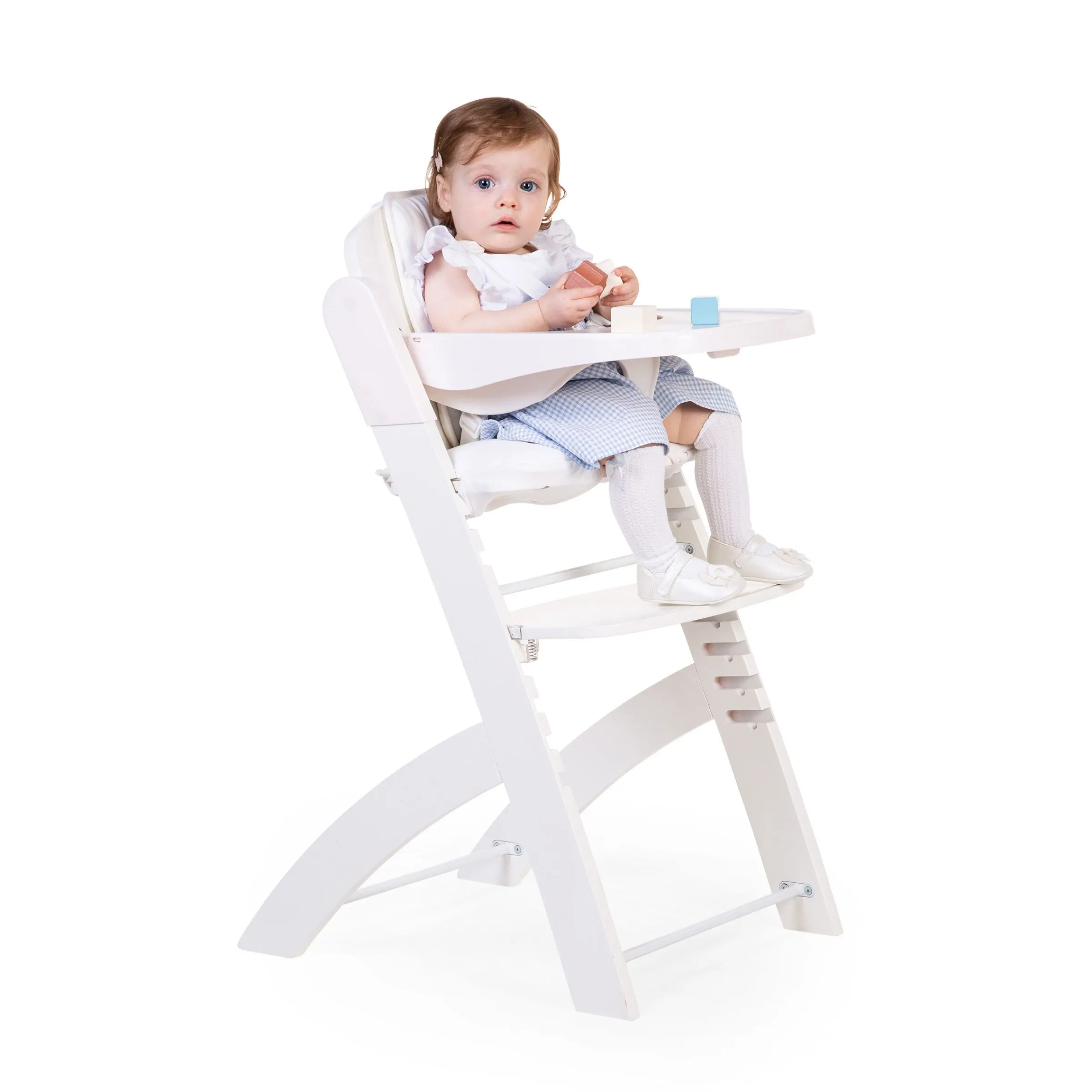 Childhome Evosit-EVOSIT Chaise Evolutive + Tablette - Blanc