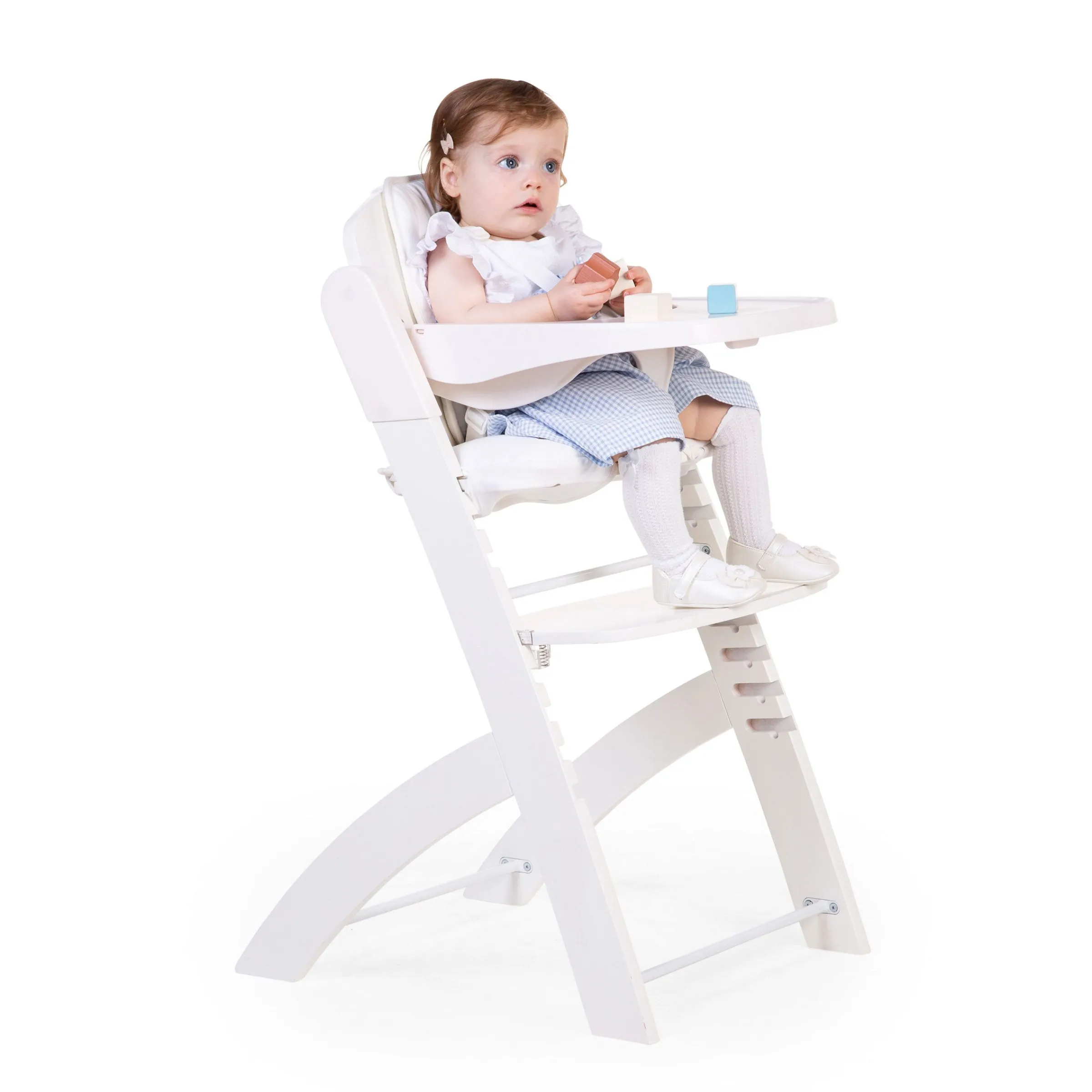 Childhome Evosit-EVOSIT Chaise Evolutive + Tablette - Blanc