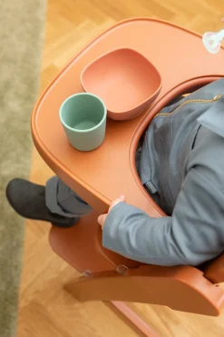 Childhome Evosit-EVOSIT Chaise Evolutive + Tablette - Rouille