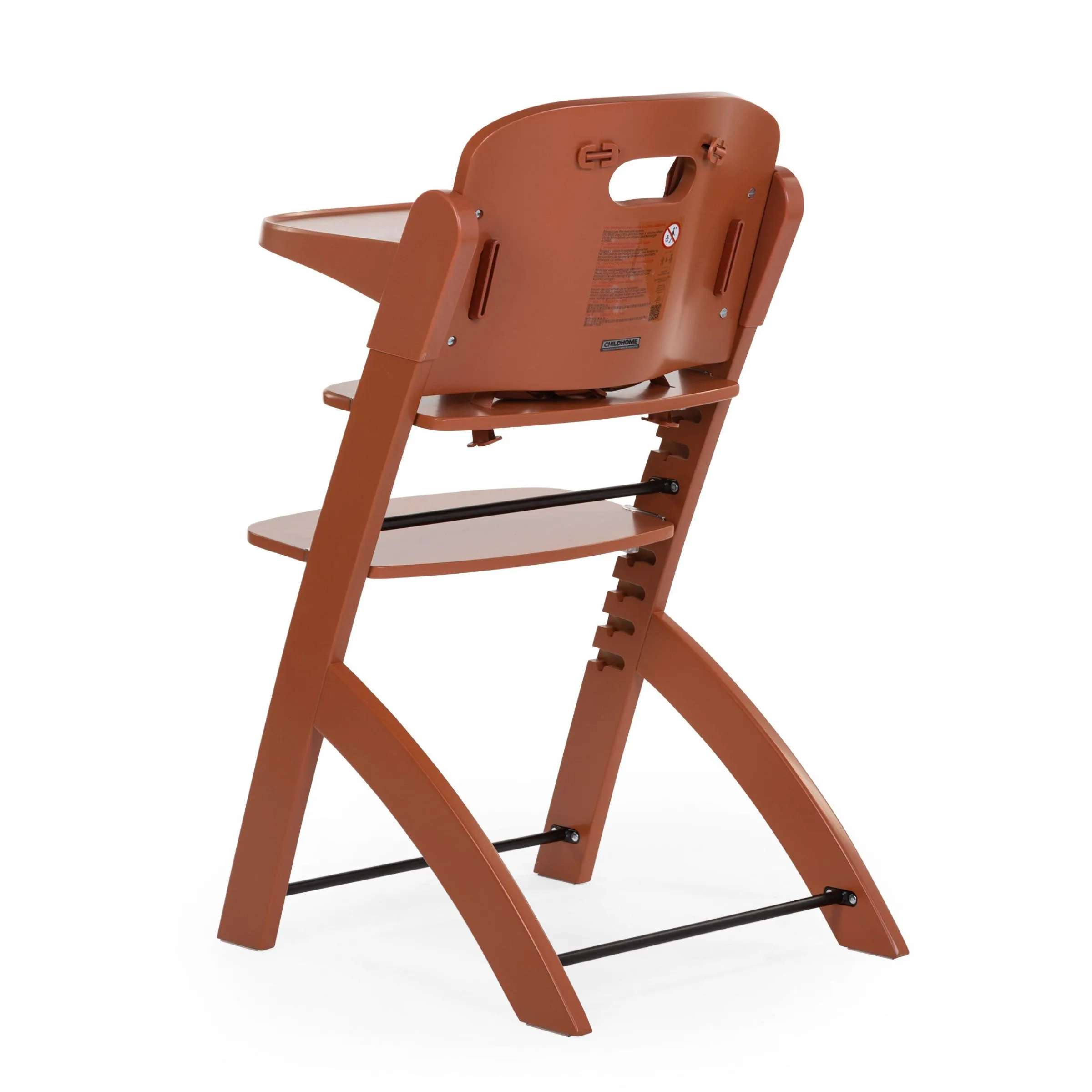 Childhome Evosit-EVOSIT Chaise Evolutive + Tablette - Rouille