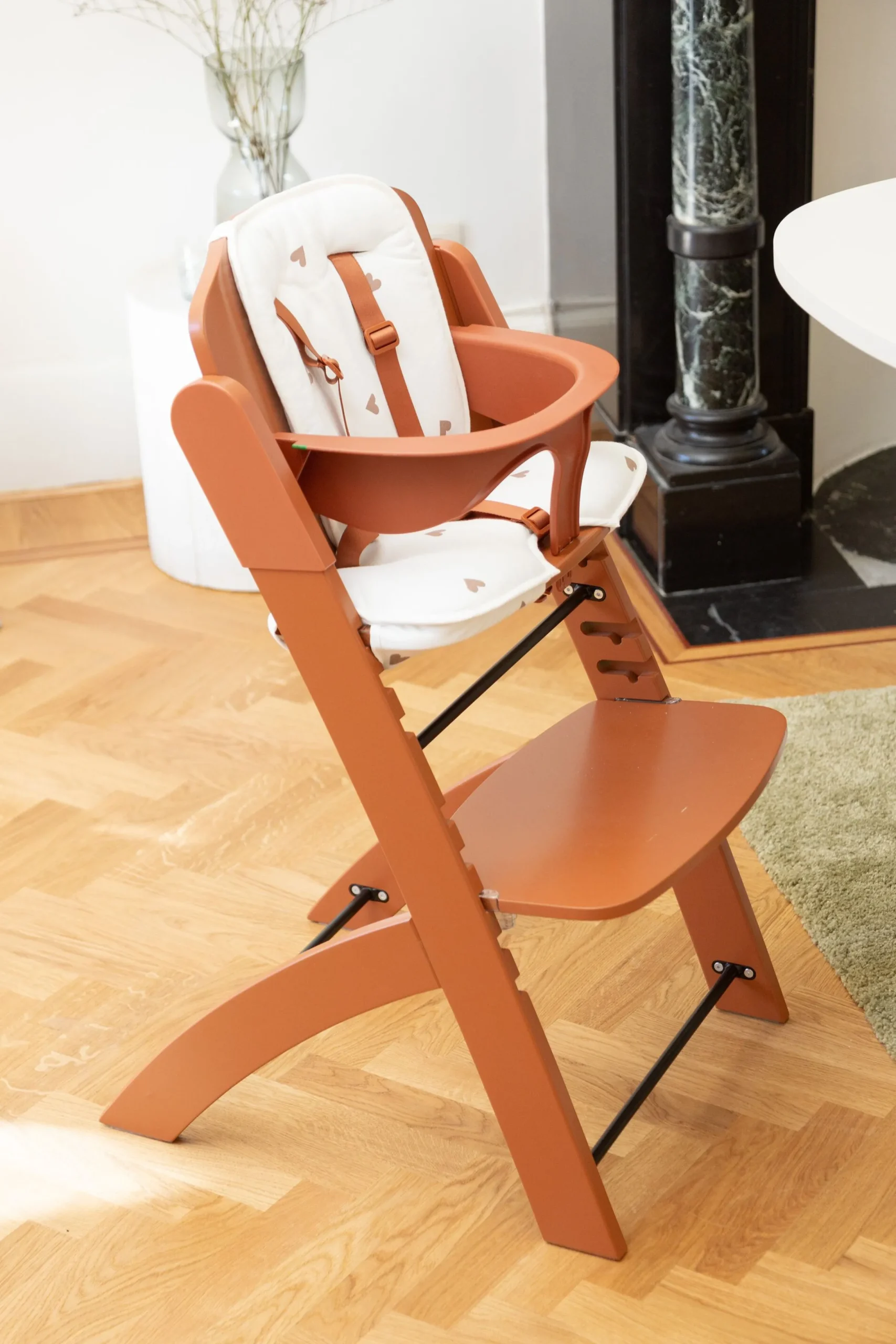 Childhome Evosit-EVOSIT Chaise Evolutive + Tablette - Rouille