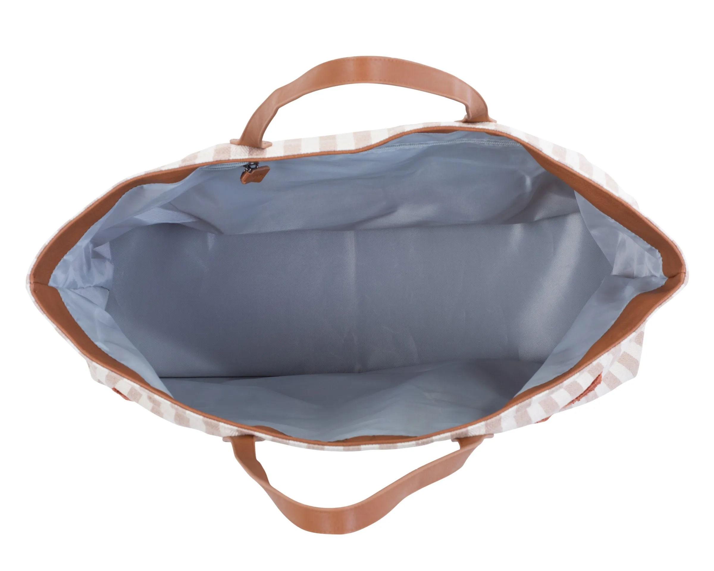 Childhome Family Bag|Family Bag-Family Bag Sac à Langer - Rayures - Nude/Terracotta