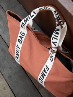 Childhome Signature Collection|Family Bag-Family Bag Sac A Langer - Signature - Canvas - Terracotta