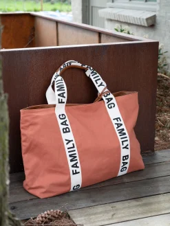 Childhome Signature Collection|Family Bag-Family Bag Sac A Langer - Signature - Canvas - Terracotta